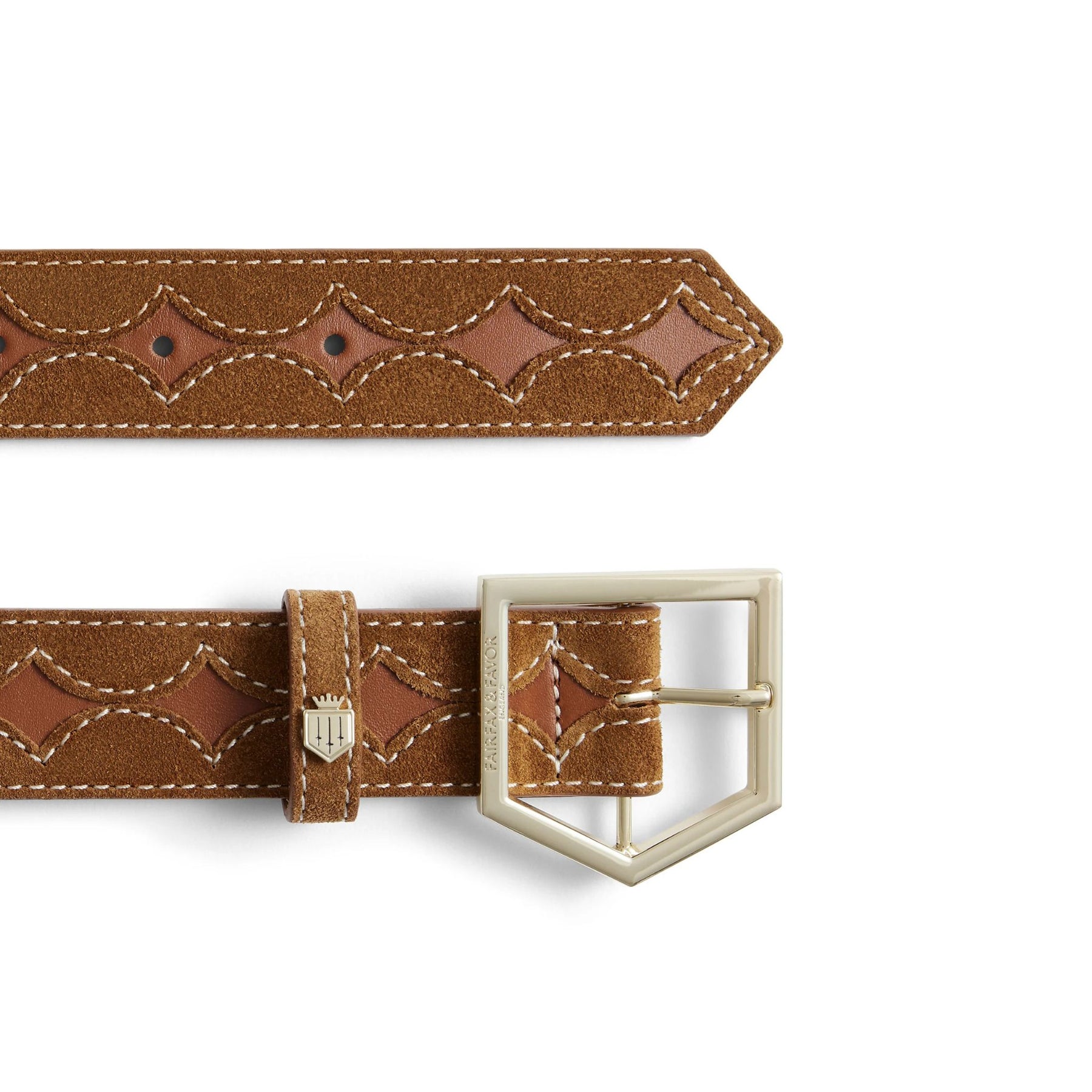 Fairfax & Favor Ohio Leather Belt in Tan