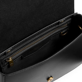 Fairfax & Favor Rye Leather Crossbody Bag in Black