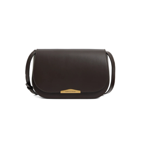 Fairfax & Favor Rye Leather Crossbody Bag in Mahogany