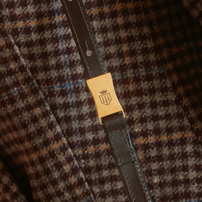 Fairfax & Favor Rye Leather Crossbody Bag in Mahogany