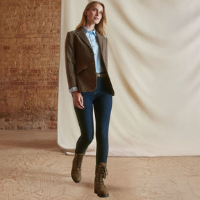 Fairfax & Favor Shearling Lined Anglesey Boots in Fog Nubuck