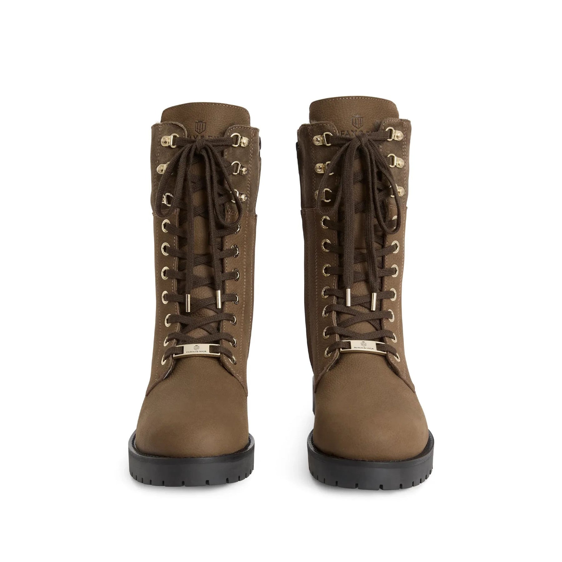 Fairfax & Favor Shearling Lined Anglesey Boots in Fog Nubuck
