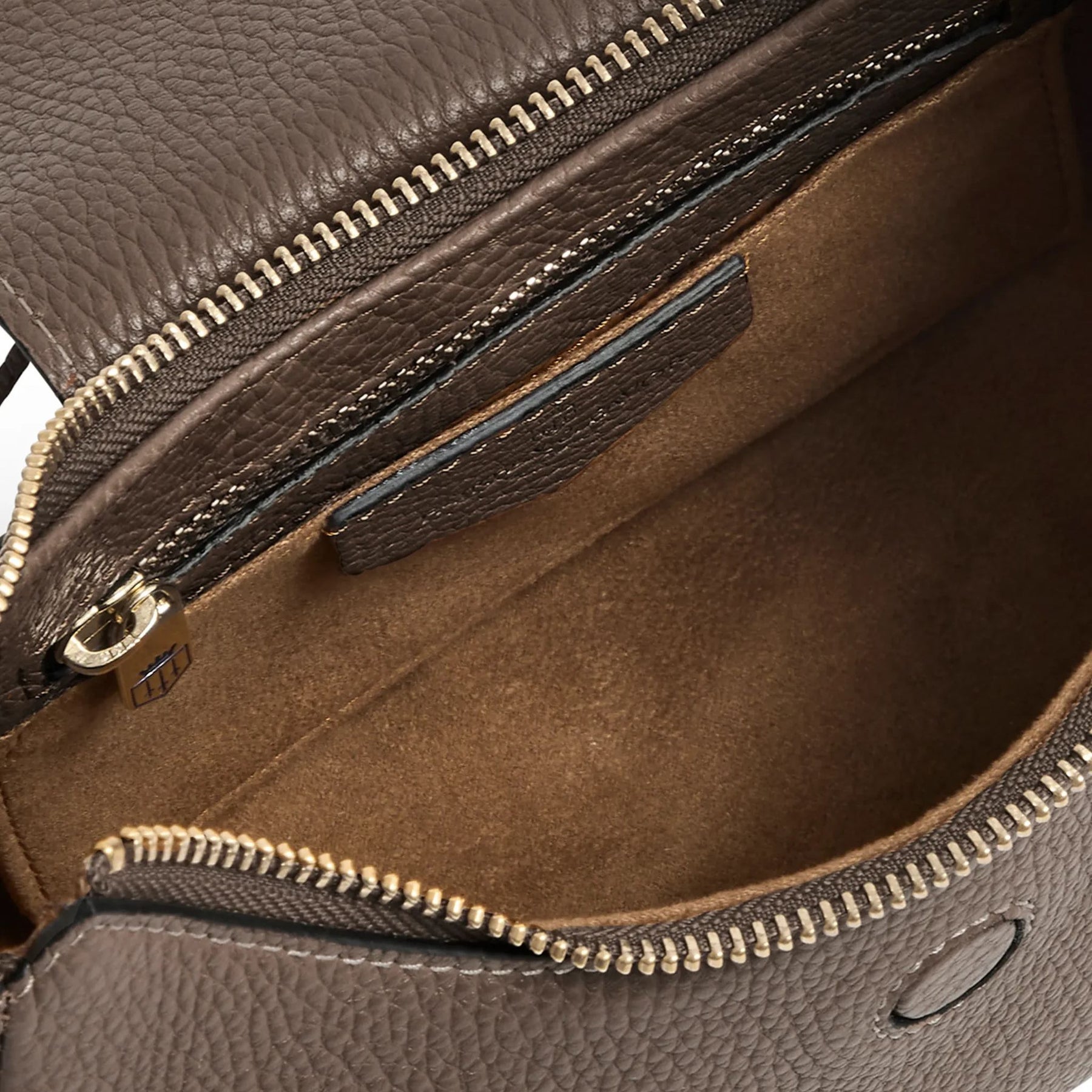 Fairfax & Favor Windsor Sholder Leather Bag in Fog