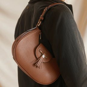 Fairfax & Favor Windsor Sholder Leather Bag in Tan