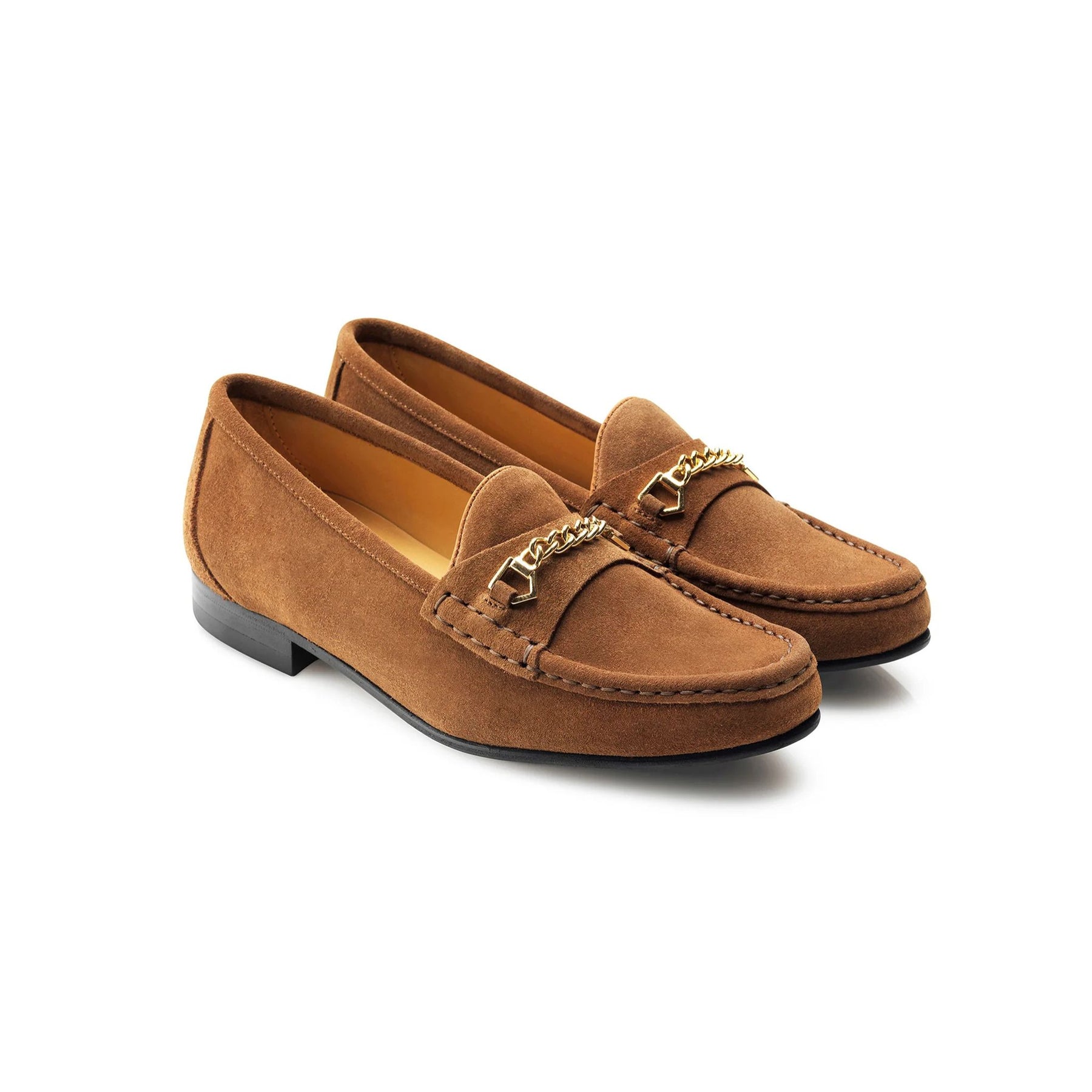 Fairfax & Favor Women's Apsley Suede Loafer in Tan