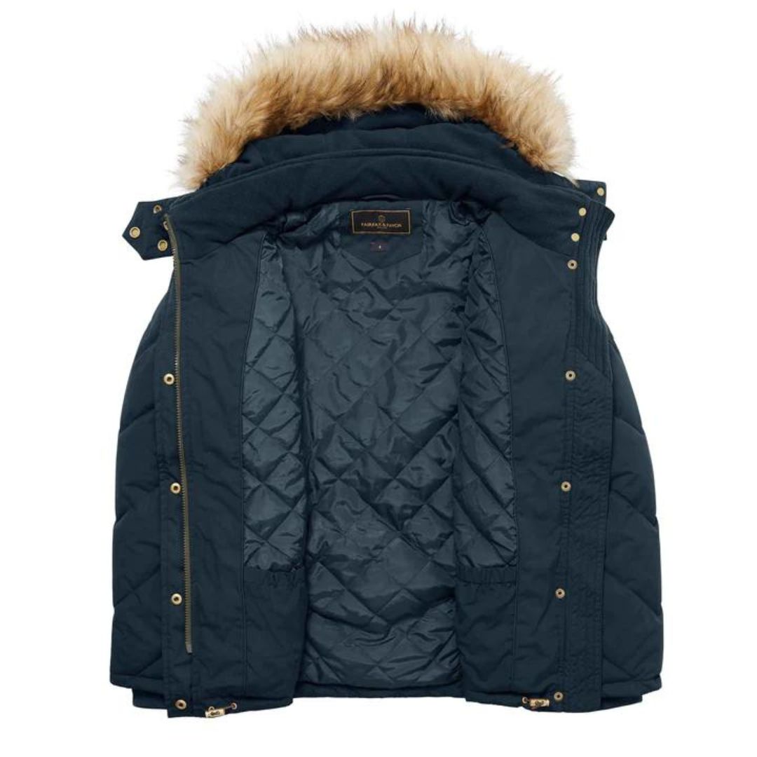 Fairfax & Favor Women's Charlotte Padded Jacket in Navy