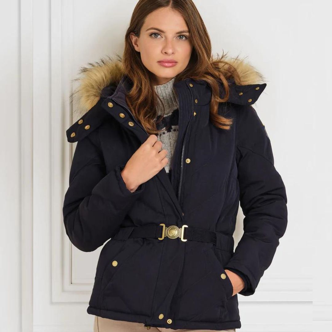 Fairfax & Favor Women's Charlotte Padded Jacket in Navy