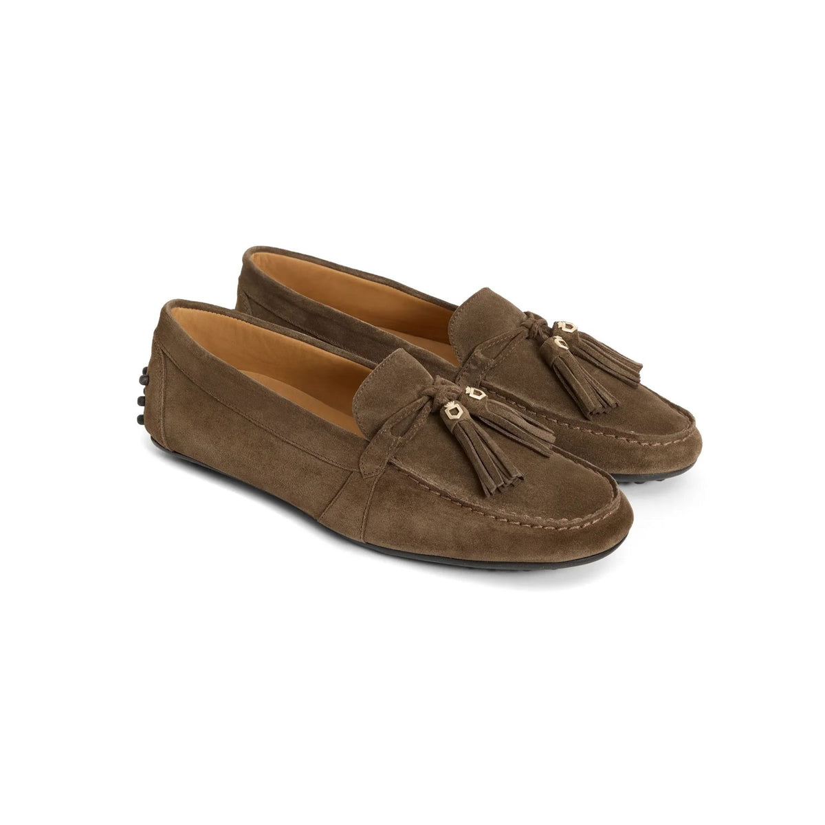 Fairfax & Favor Women's Rutland Driving Shoes in Fog