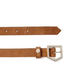 Fairfax & Favor Women's Sennowe Suede Belt in Tan