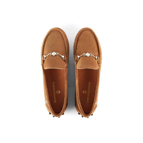 Fairfax & Favor Women's Trinity Driving Shoes in Tan
