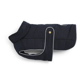 Fairfax & Favor Charlotte Padded Dog Coat in Navy