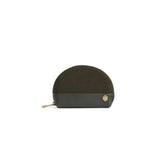 Fairfax & Favor Chiltern Suede Coin Purse in Moss Green