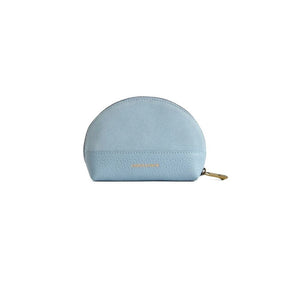 Fairfax & Favor Chiltern Suede Coin Purse in Sky Blue