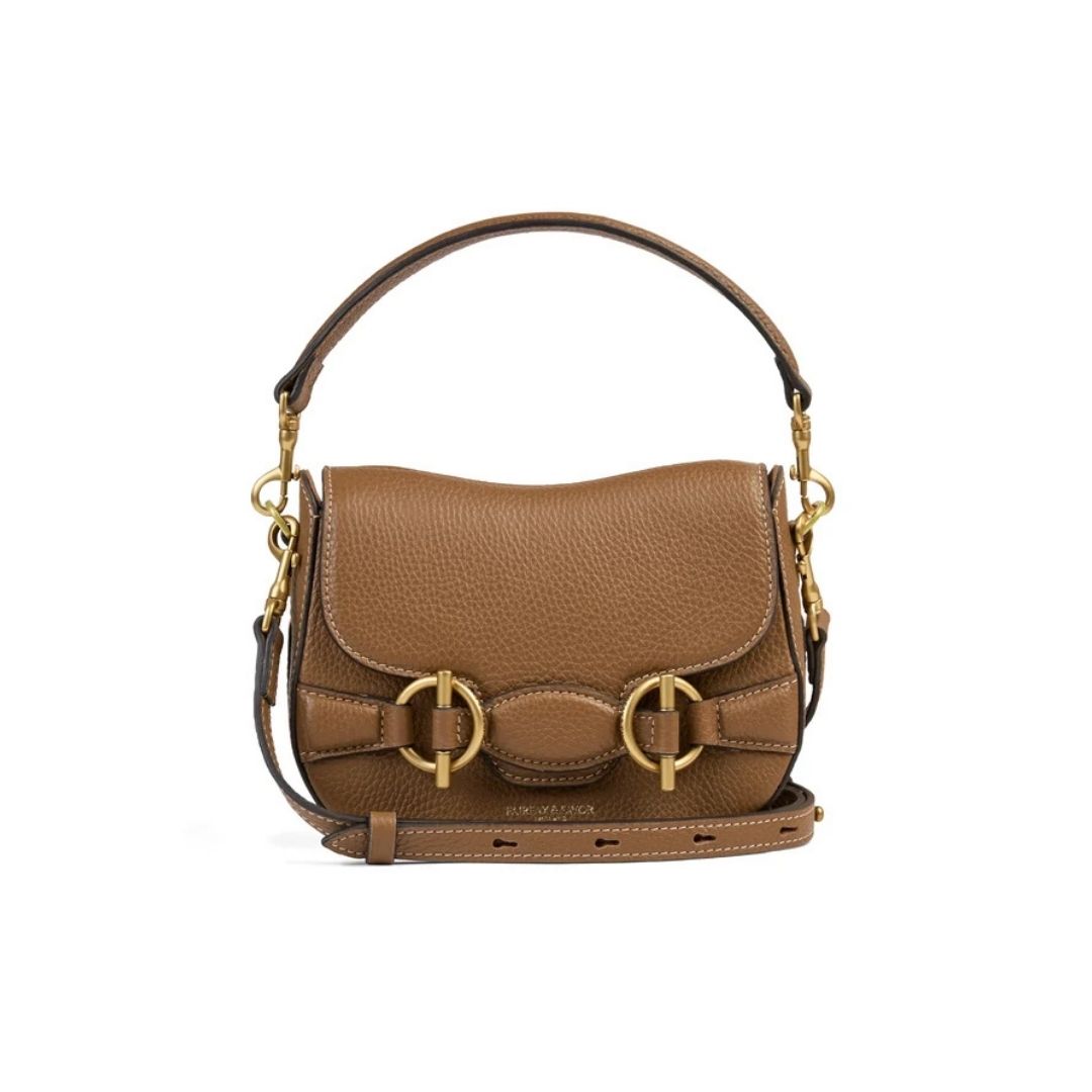 Fairfax & Favor Connie Handle Handbag in Tan Leather