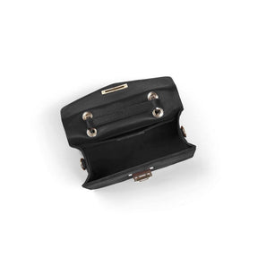 Fairfax & Favor Loxley Mini Crossbody Bag in Black Suede