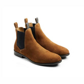 Fairfax & Favor Men's Chelsea Boot in Cognac Suede