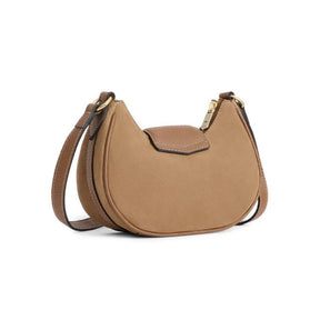 Fairfax & Favor Micro Windsor Suede Crossbody Bag in Tan