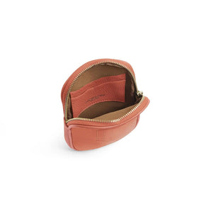 Fairfax & Favor Mini Finsbury Crossbody Suede Handbag in Melon