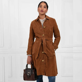 Fairfax & Favor Mini Windsor Handbag in Chocolate