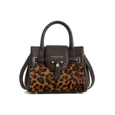 Fairfax & Favor Mini Windsor Handbag in Leopard Haircalf