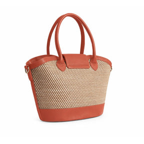 Fairfax & Favor Windsor Basket Bag in Melon