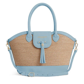 Fairfax & Favor Windsor Basket Handbag in Sky Blue