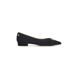 Fairfax & Favor Women's Apsley Suede Ballet Pump in Navy