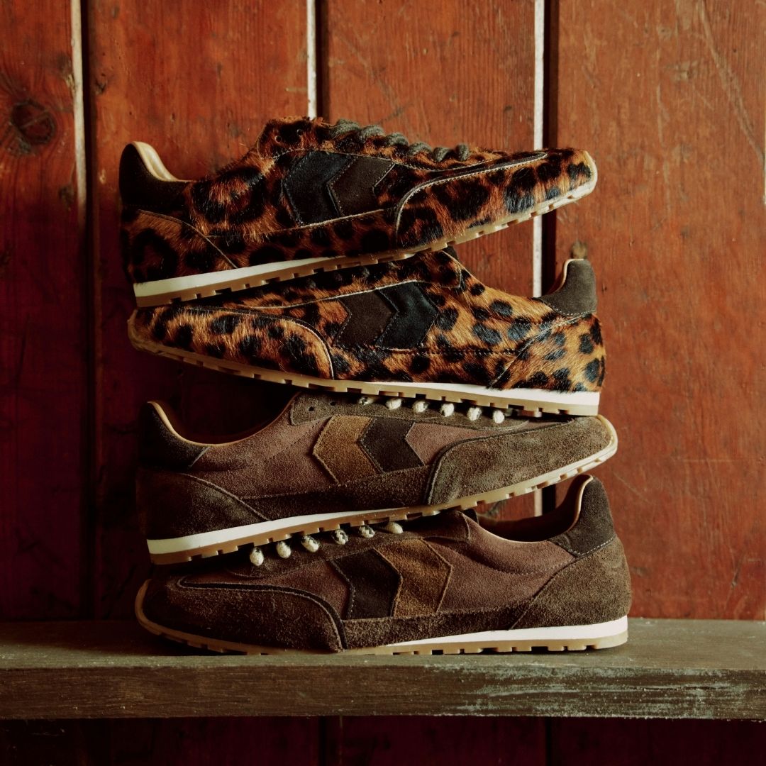 Fairfax & Favor Women's Chawston Trainer in Leopard Haircalf