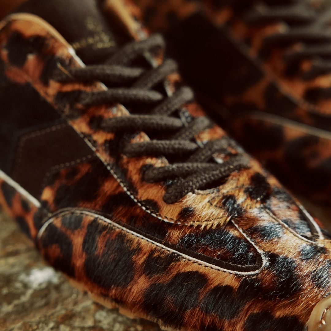 Fairfax & Favor Women's Chawston Trainer in Leopard Haircalf