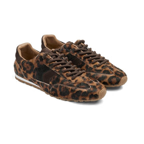 Fairfax & Favor Women's Chawston Trainer in Leopard Haircalf