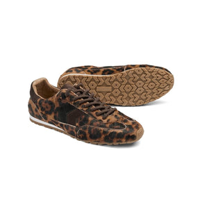 Fairfax & Favor Women's Chawston Trainer in Leopard Haircalf