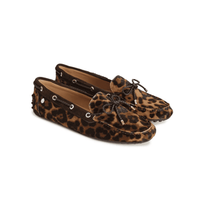 Fairfax & Favor Women's Henley Driving Shoes in Leopard Haircalf