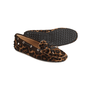 Fairfax & Favor Women's Henley Driving Shoes in Leopard Haircalf