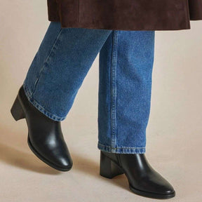 Fairfax & Favor Women's Isleworth Ankle Boot in Black Leather