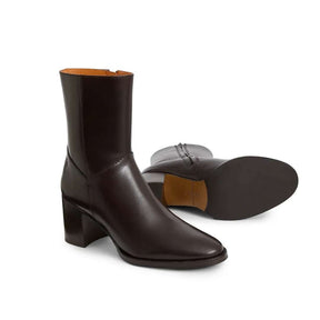 Fairfax & Favor Women's Isleworth Ankle Boot in Mahogany Leather