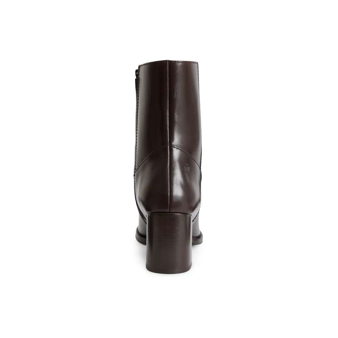 Fairfax & Favor Women's Isleworth Ankle Boot in Mahogany Leather