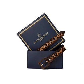 Fairfax & Favor Women's Marseille Belt in Leopard Haircalf
