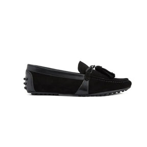 Fairfax & Favor Women's Rutland Suede Driving Shoes in Black