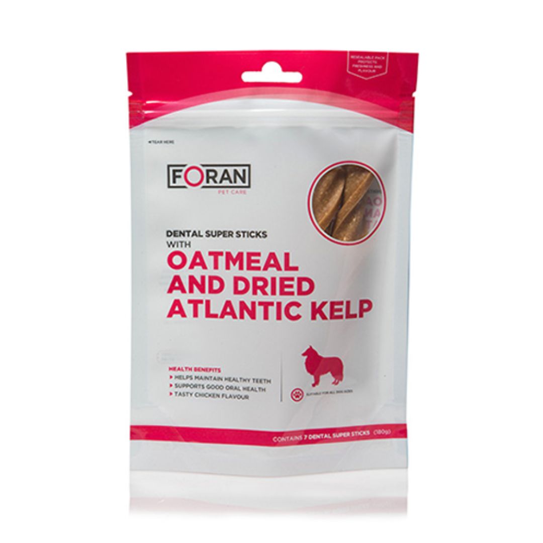 Foran Pet Care - Dental Super Sticks in Oatmeal & Dried Atlantic Kelp