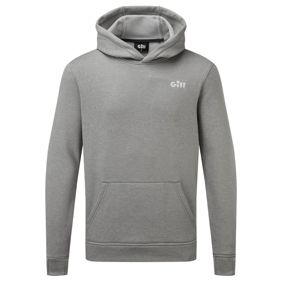 Gill Unisex Langland Technical Hoodie in Grey Marl