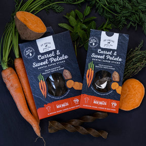 Go Native - Dog Dental Super Sticks with Carrot & Sweet Potato
