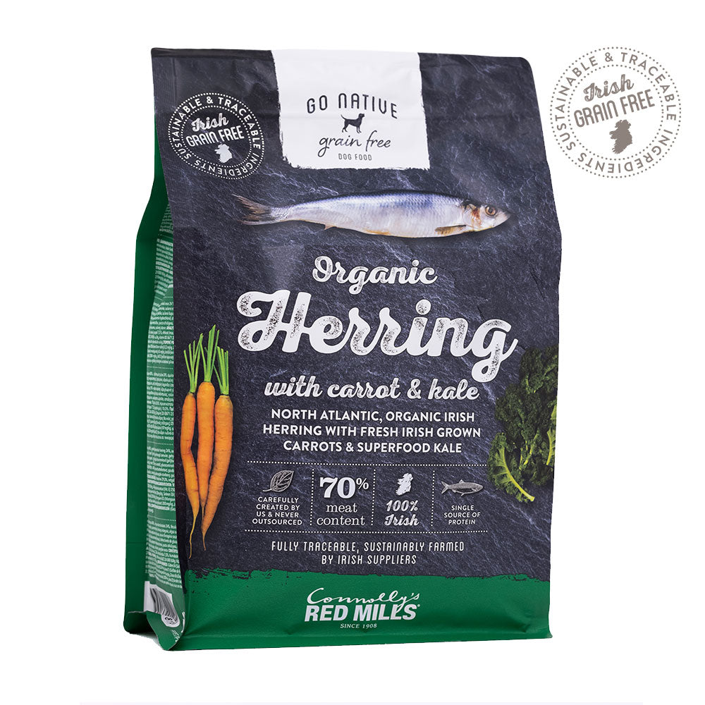 Go Native - Organic Herring with Carrot & Kale Dog Food