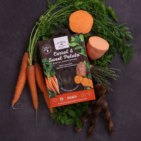 Go Native - Dog Dental Super Sticks with Carrot & Sweet Potato