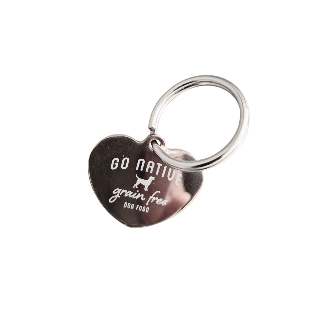 Go Native Heart-Shaped Keychain