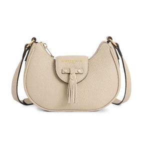 Fairfax & Favor Micro Windsor Leather Crossbody Bag in Stone