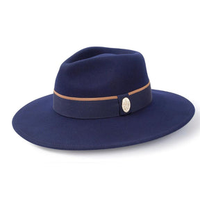 Hicks & Brown Oxley Fedora in Navy