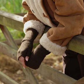 Hicks & Brown Kersey Wristwarmer in Chocolate