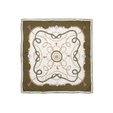 Hicks & Brown Melford Silk Scarf in Green