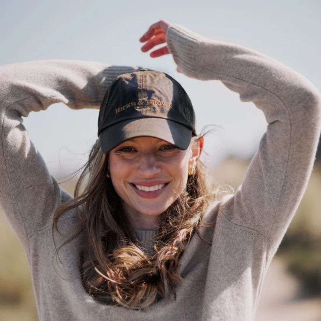 Hicks & Brown Wax Baseball Cap in Olive