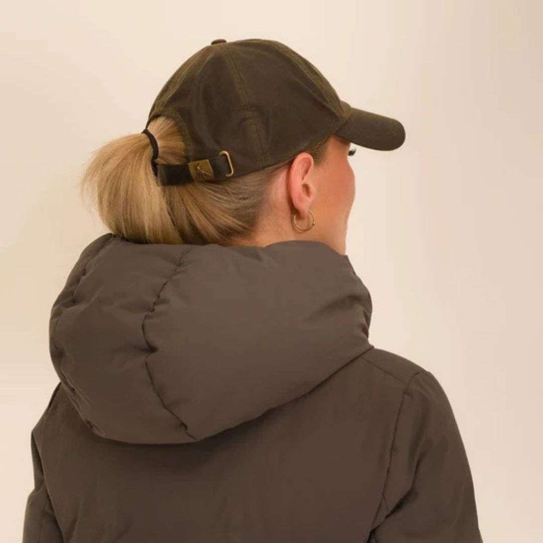 Hicks & Brown Wax Baseball Cap in Olive